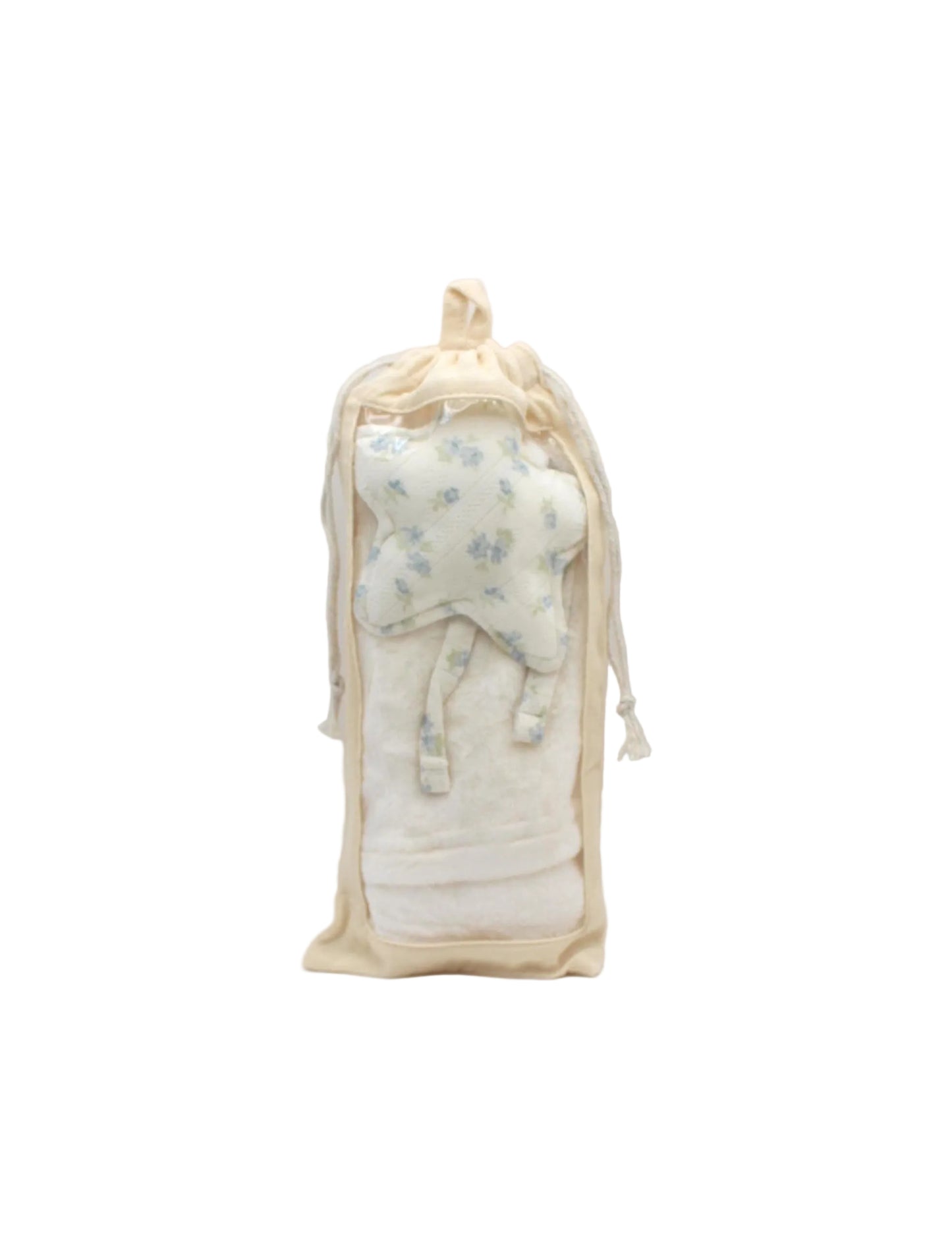Floral star security Lovey blanket