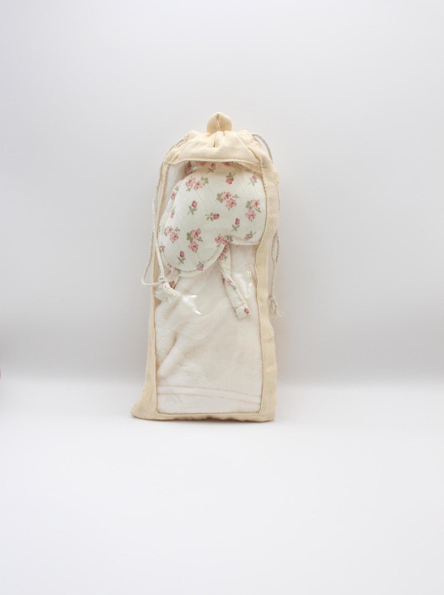Floral Heart security Lovey blanket