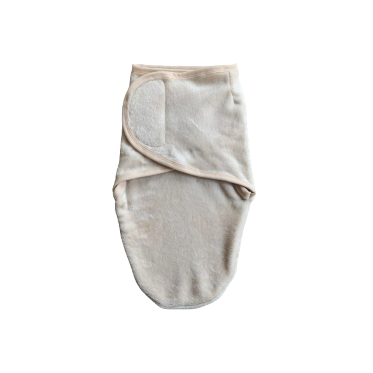 Fuzzy Swaddle wrap blanket with fuzzy pacifier holder set