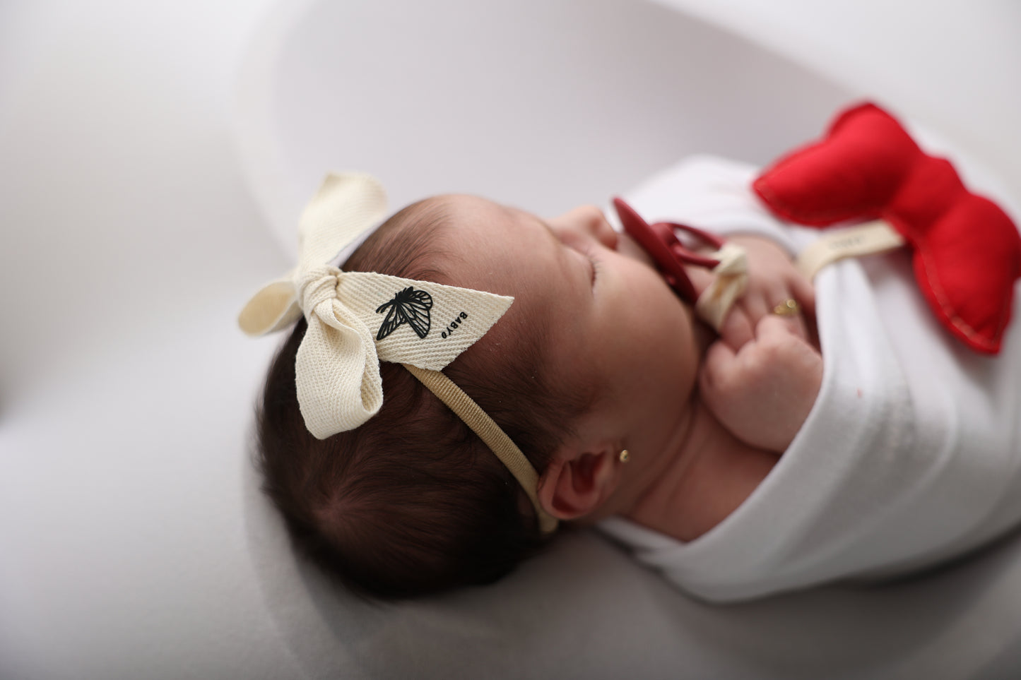 BabyO Butterfly Bow Headband