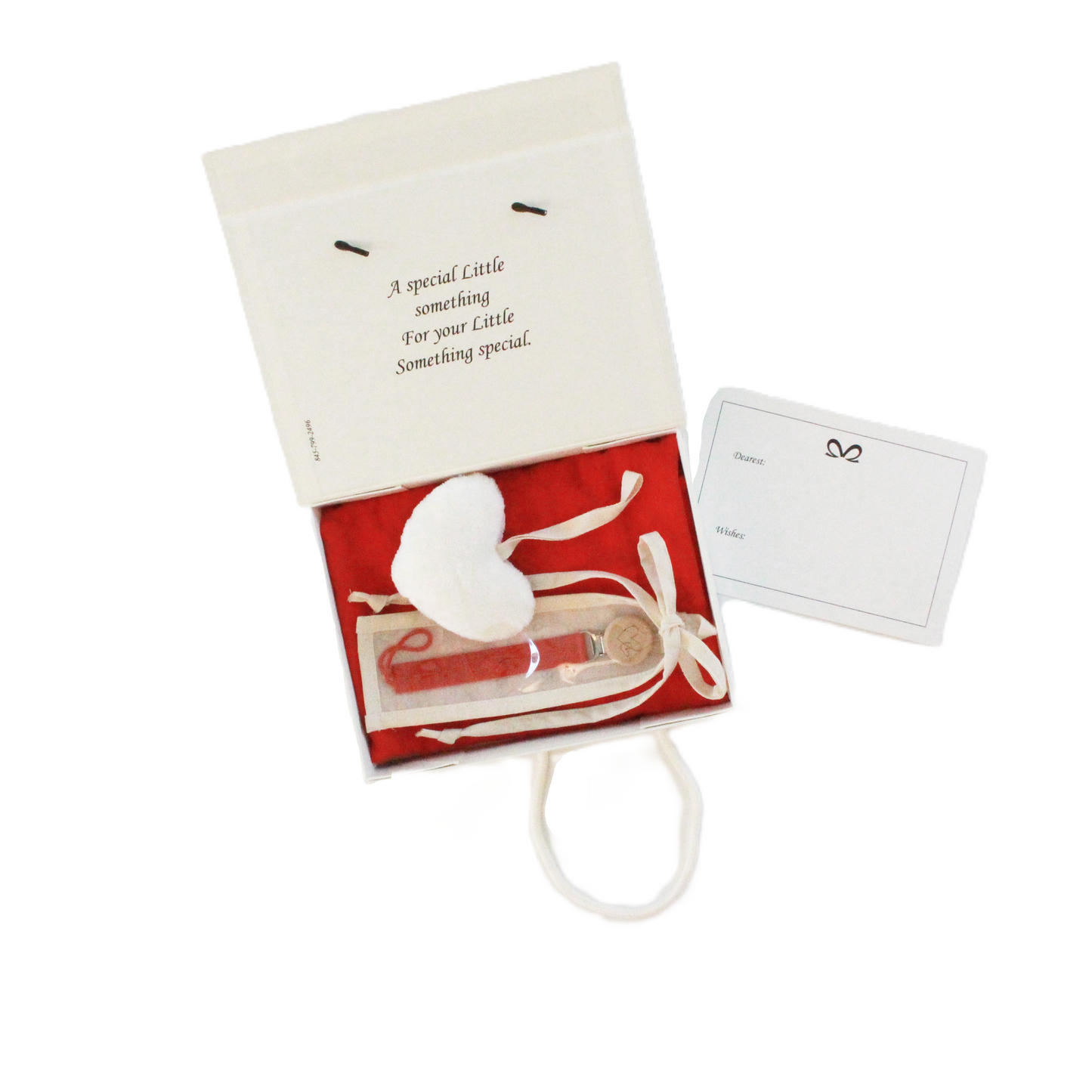 Baby Girl Gift Box Muslin Blanket, silicone Pacifier Clip, Fuzzy  Plushie
