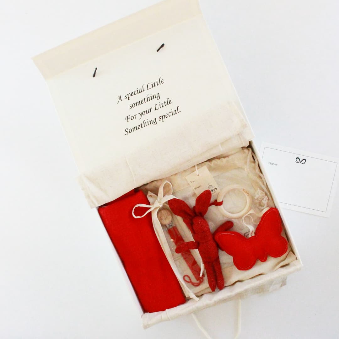 BabyO Deluxe Gift Box- Red
