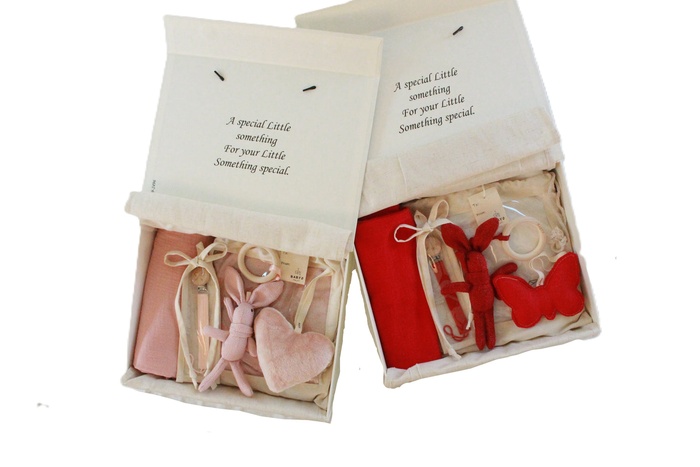Baby Girl Deluxe Gift Box muslin Swaddle Blanket, Bunny Teether, Pacifier Clip,plushie