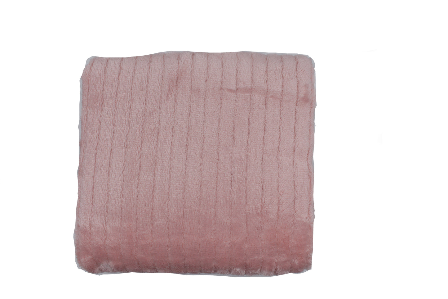Fuzzy striped cozy baby Blanket