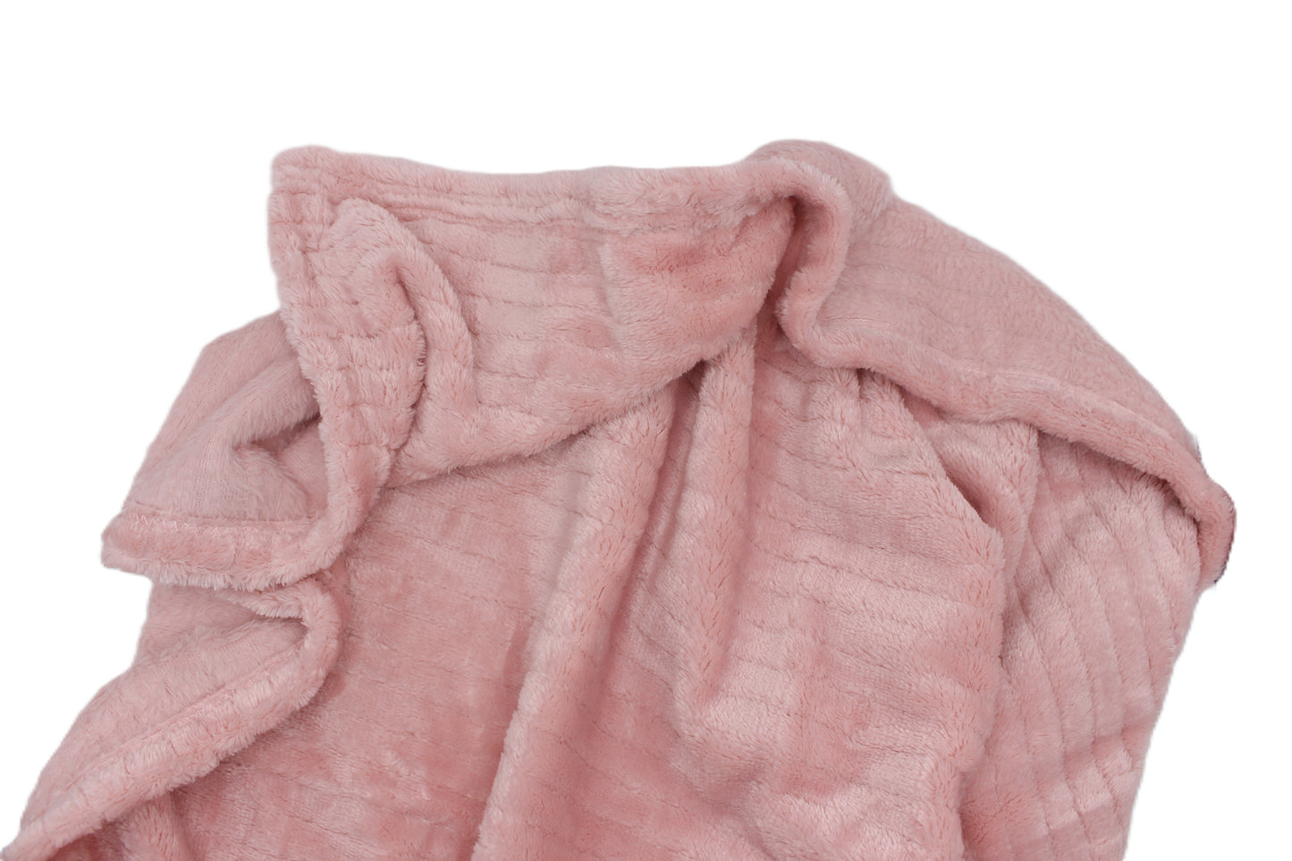 Fuzzy striped cozy baby Blanket