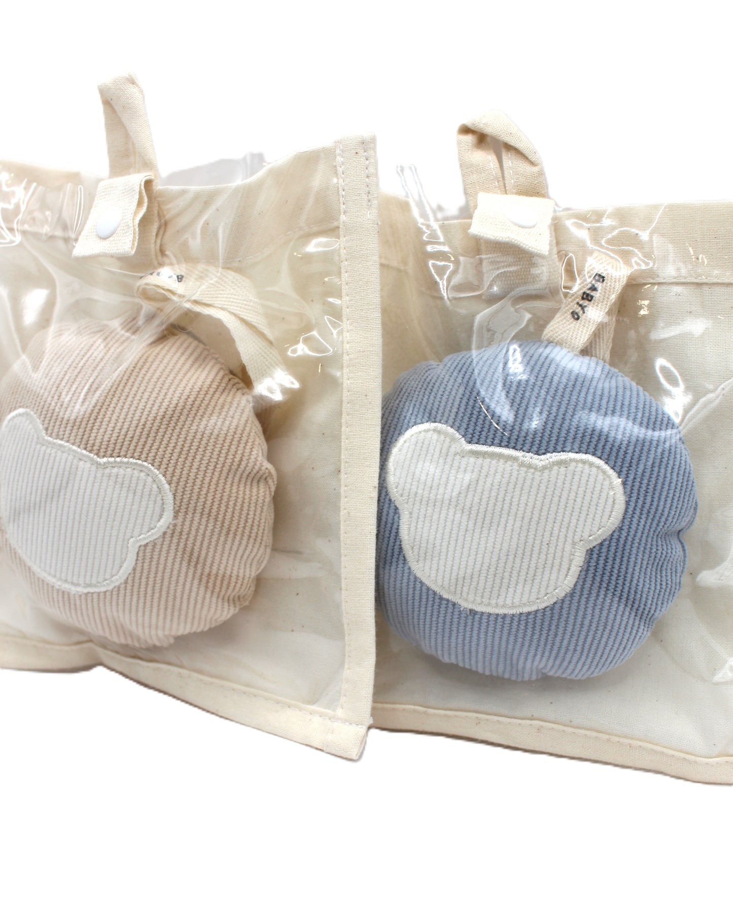 Corduroy Teddy Bear Pacifier Holder-plushies
