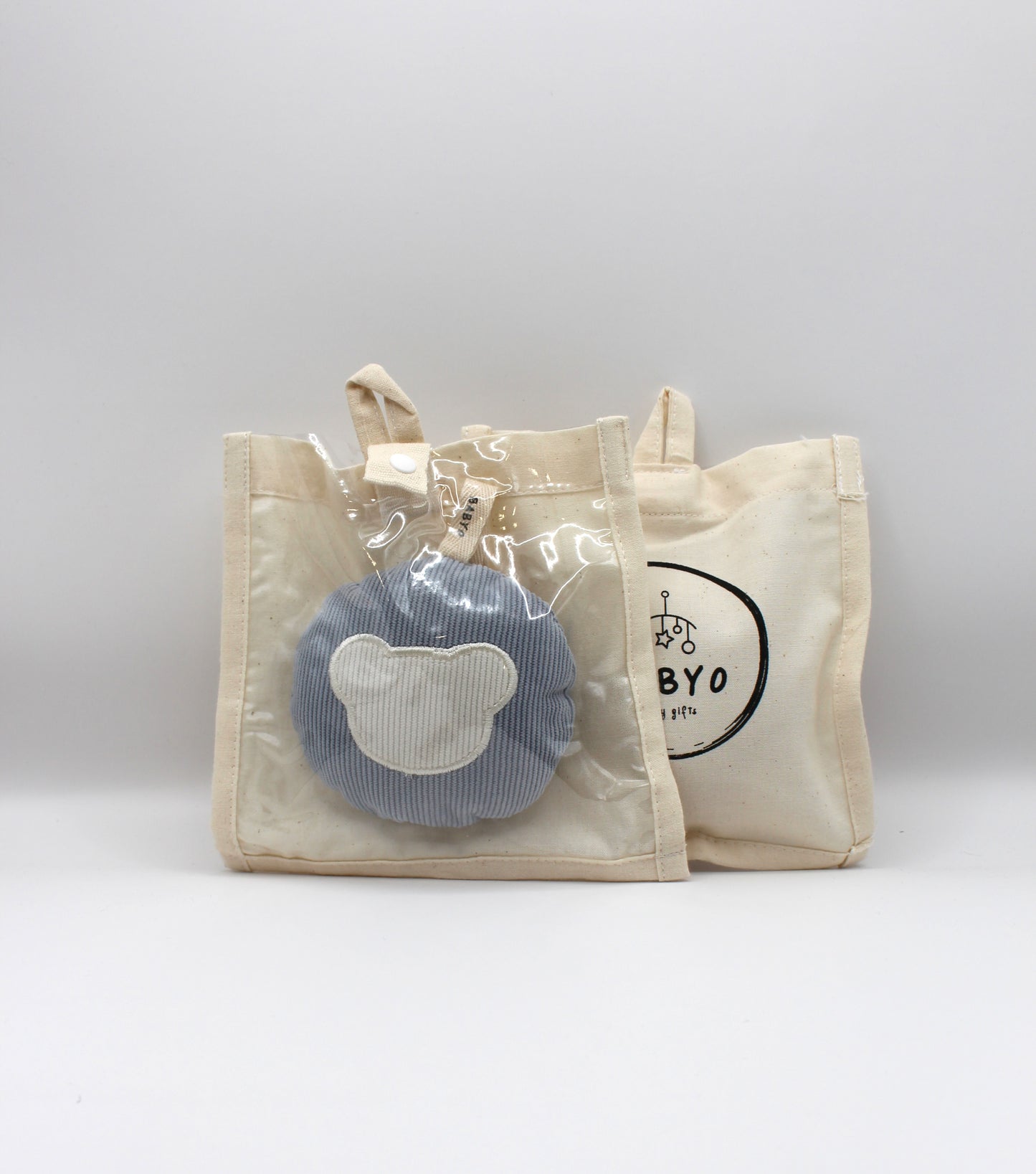 Corduroy Teddy Bear Pacifier Holder-plushies