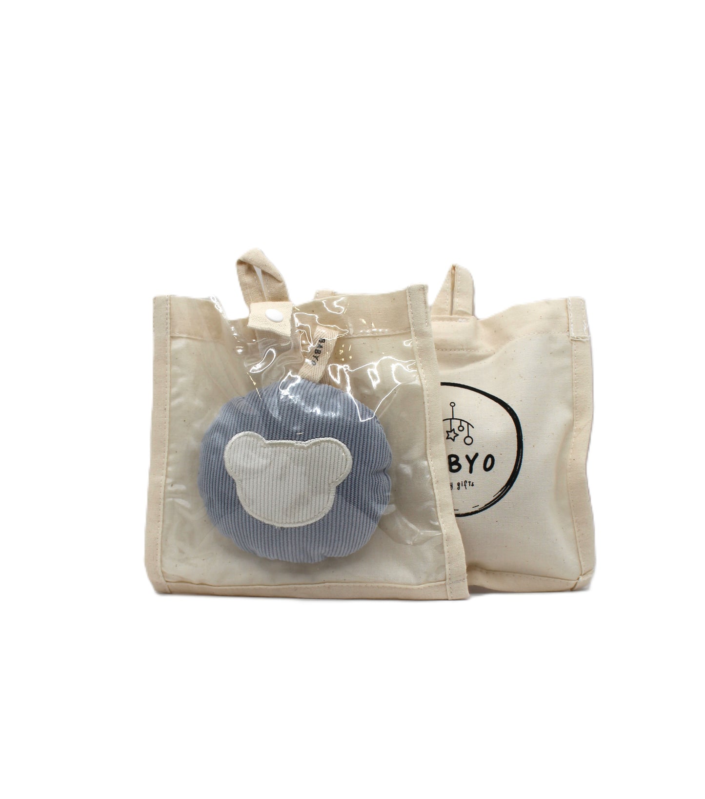 Corduroy Teddy Bear Pacifier Holder-plushies