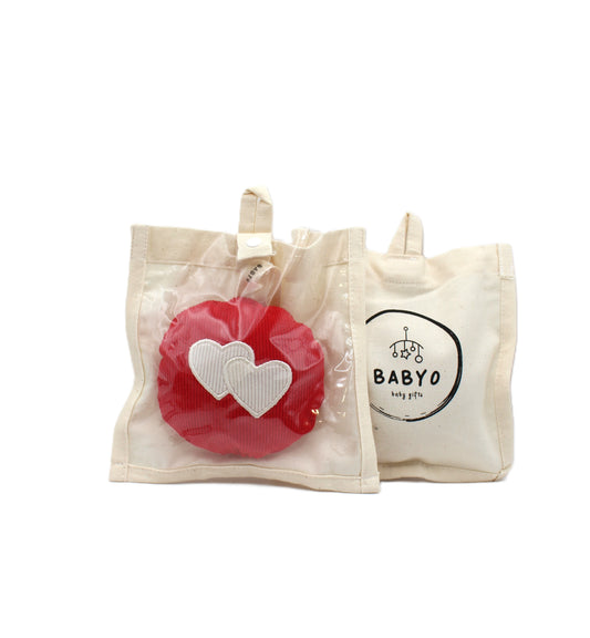 Corduroy Hearts Pacifier Holder-plushies