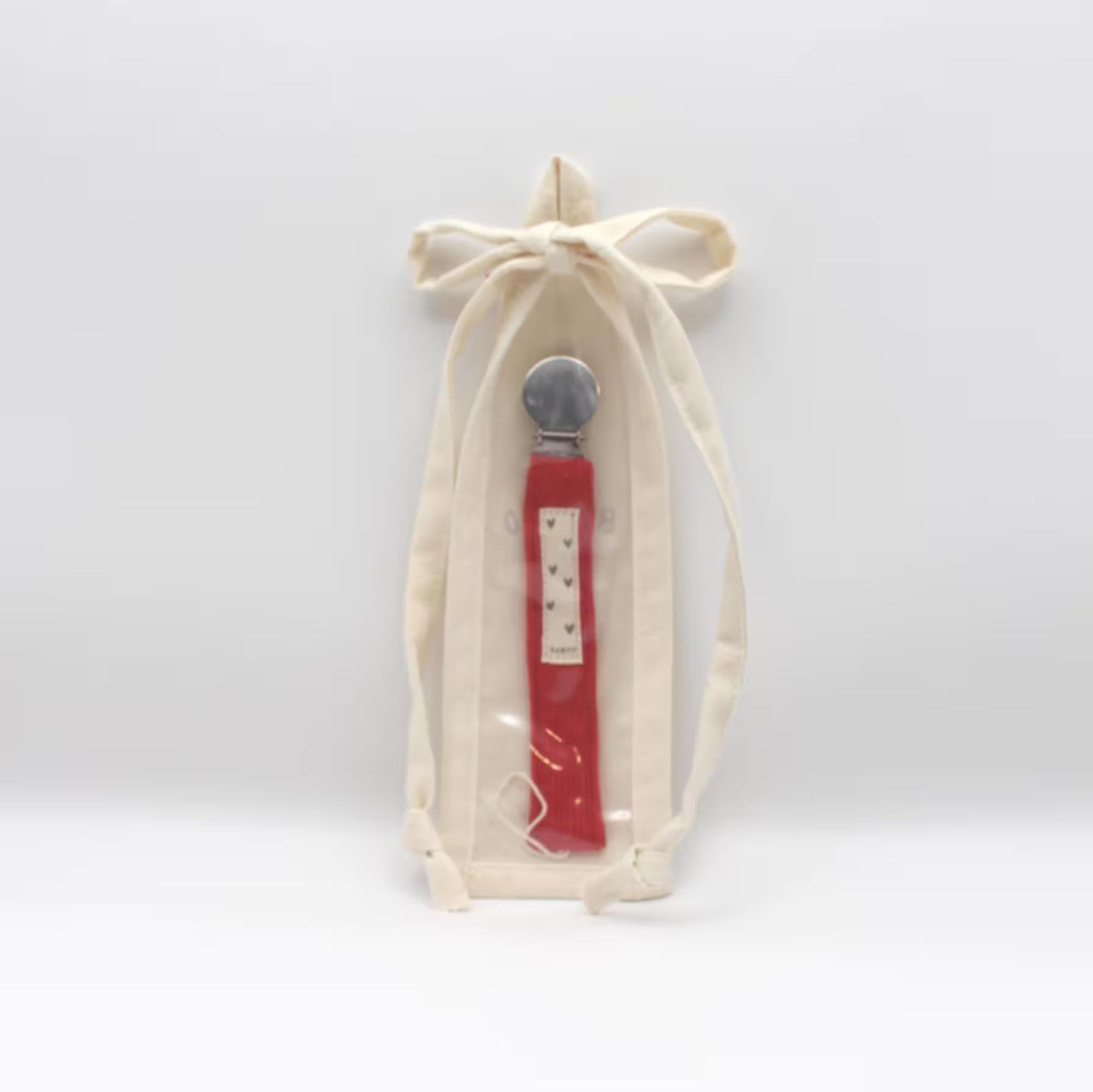 Baby Girl Gift Bag  pacifier clip and Pacifier holder