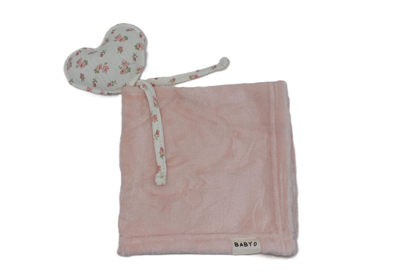 Floral Heart security Lovey blanket