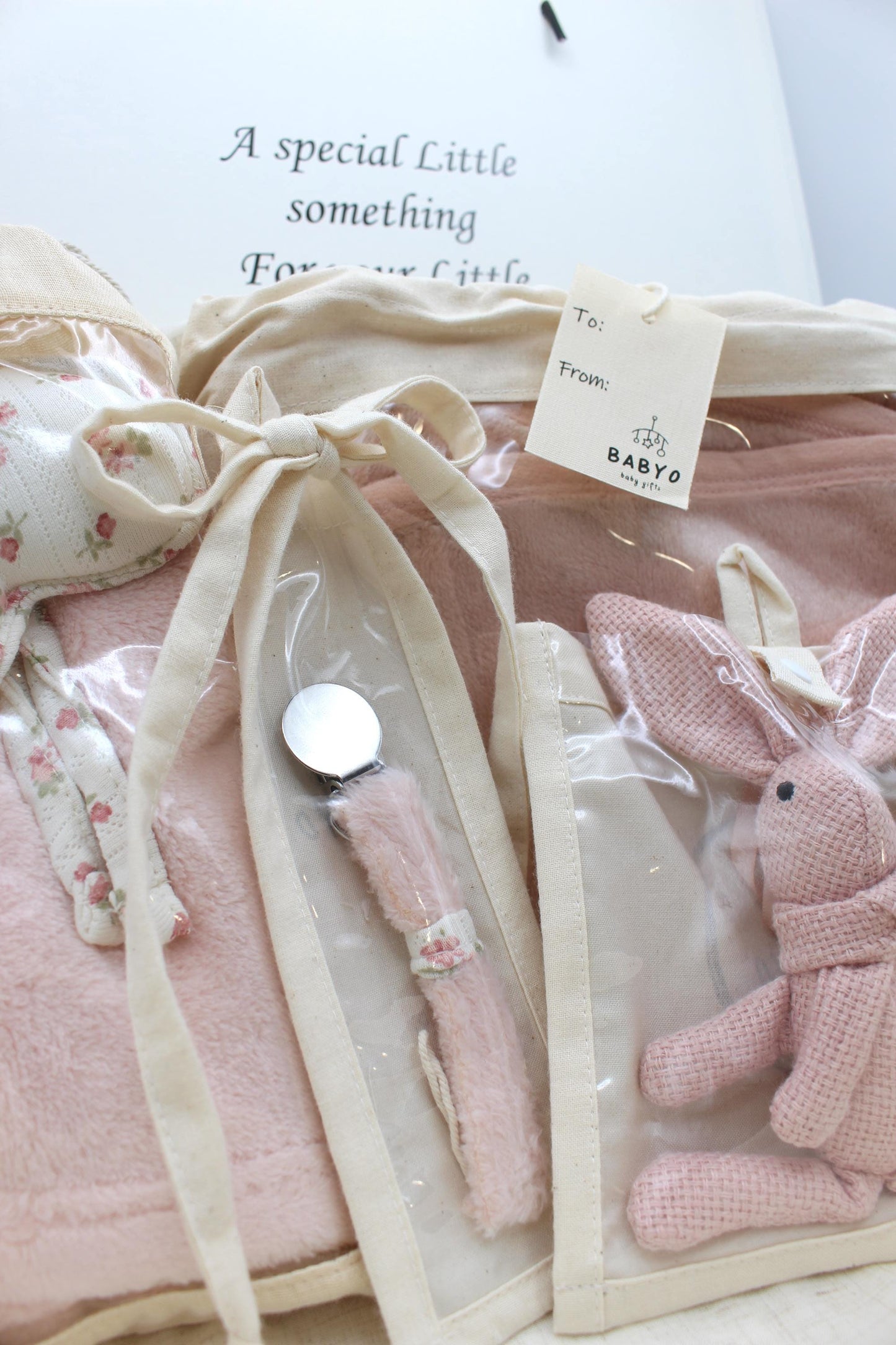 Baby Girl Floral Fuzzy Deluxe Gift Box