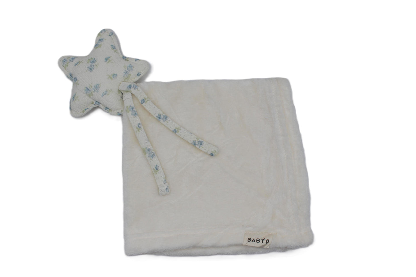 Floral star security Lovey blanket